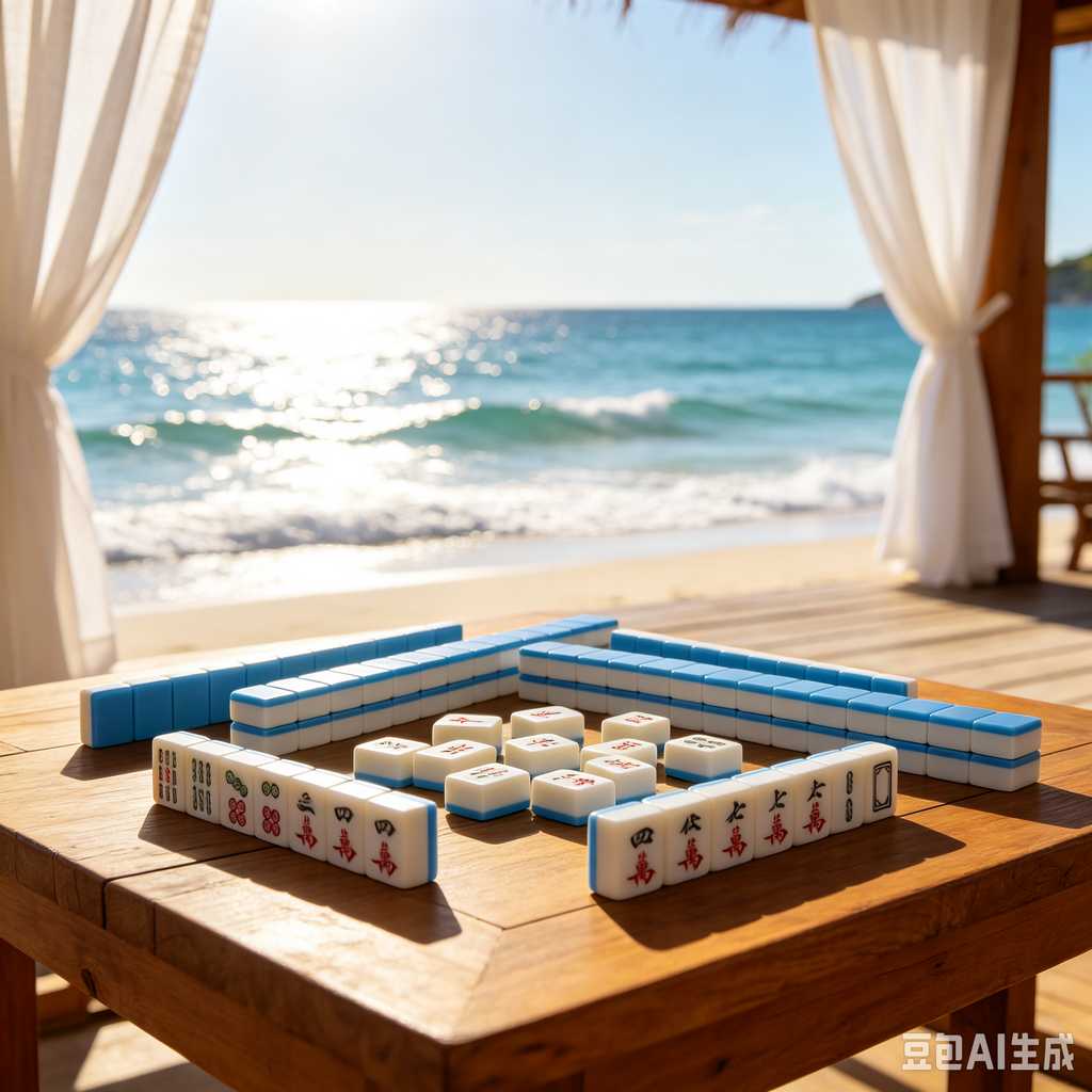 water resistant print mahjong tiles