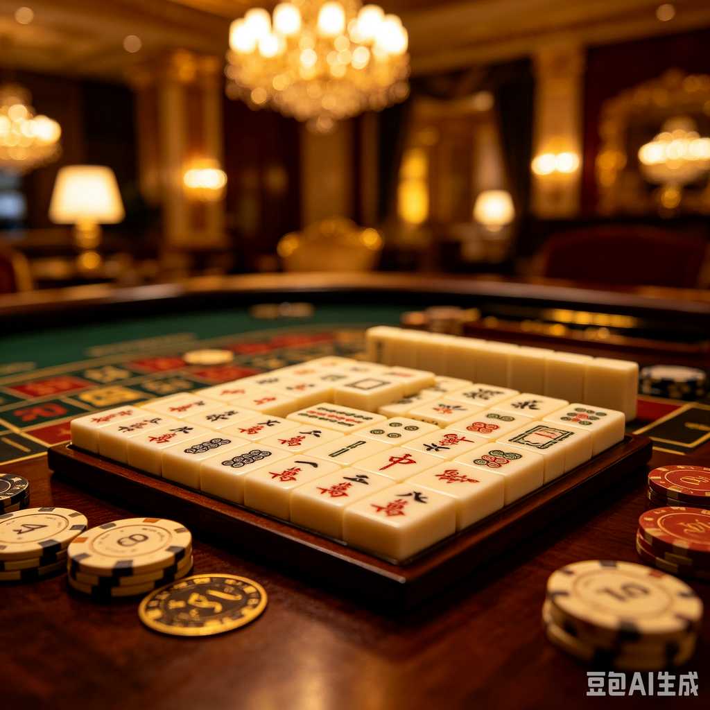 simulated ivory mahjong set